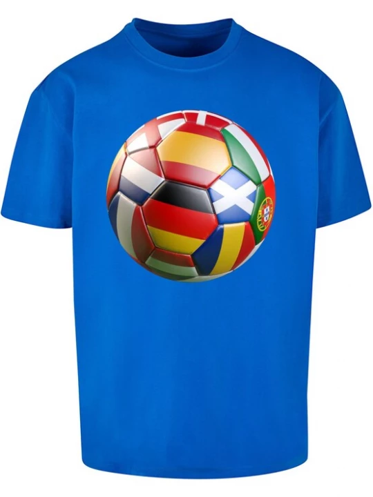 Foto van product MT Upscale Shirt kobaltblauw / geel / rood / wit