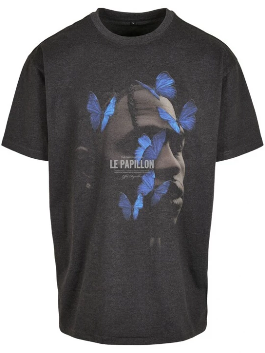 Foto van product MT Upscale Shirt 'Le Pappilon' blauw / antraciet / lichtgrijs