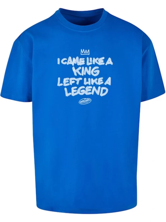 Foto van product MT Upscale Shirt 'Like A Legend' kobaltblauw / wit