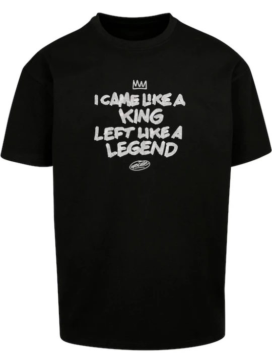 Foto van product MT Upscale Shirt 'Like A Legend' lichtgrijs / zwart