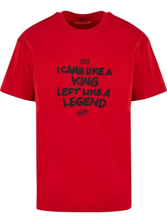 Foto van product MT Upscale Shirt 'Like A Legend' rood / zwart