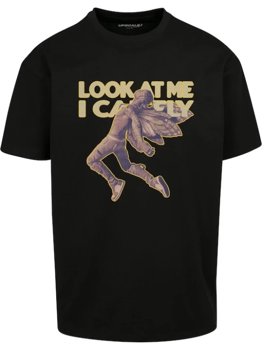 Foto van product MT Upscale Shirt 'Look' bruin / geel / zwart