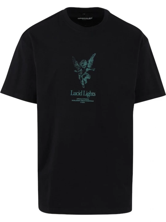 Foto van product MT Upscale Shirt 'Lucid Lights' pastelgroen / zwart