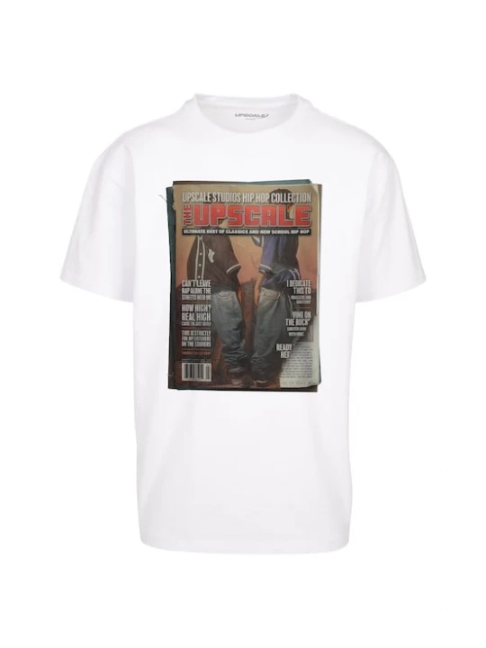 Foto van product MT Upscale Shirt 'Magazine' bruin / grijs / donkerrood / wit