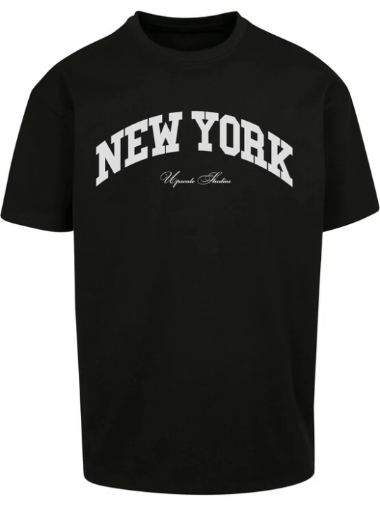 Foto van product MT Upscale Shirt 'New York' zwart / wit