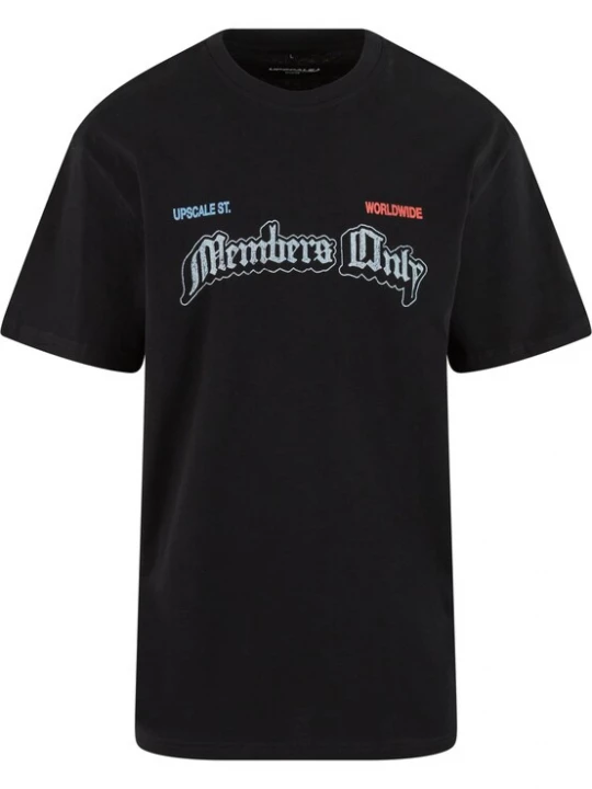 Foto van product MT Upscale Shirt 'Only Members' lichtblauw / grijs / rood / zwart