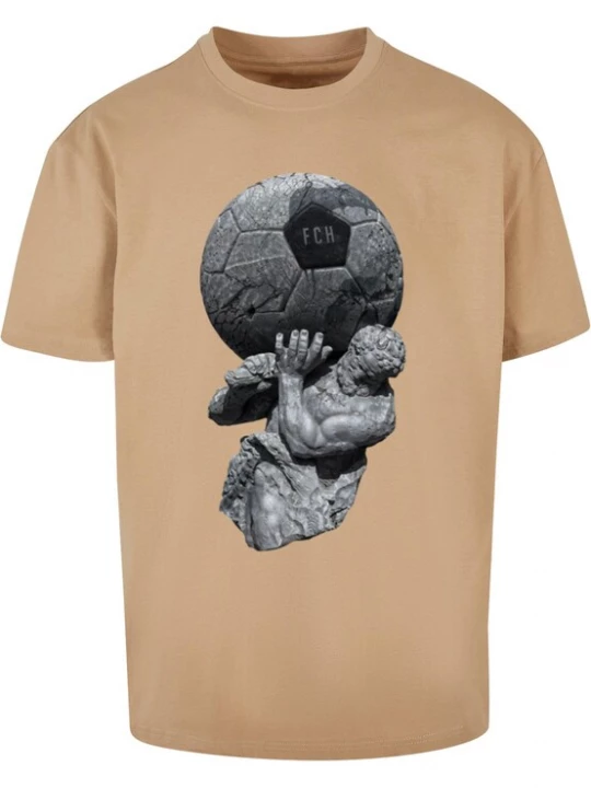 Foto van product MT Upscale Shirt 'Play God' beige / grijs / zwart