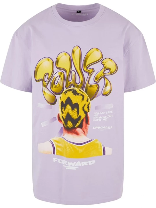 Foto van product MT Upscale Shirt 'Power Foward 2.0' geel / lavendel / bloedrood / zwart