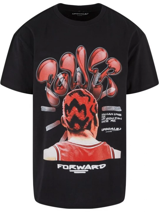 Foto van product MT Upscale Shirt 'Power Foward 2.0' rood / watermeloen rood / zwart / wit