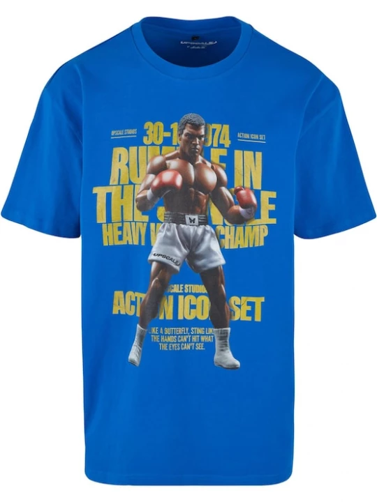 Foto van product MT Upscale Shirt 'Rumble' kobaltblauw / donkerbruin / mosterd / grijs