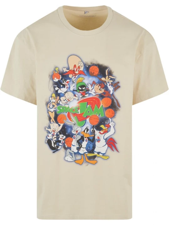 Foto van product MT Upscale Shirt 'Space Jam Teamwork' sand / blauw / groen / wit