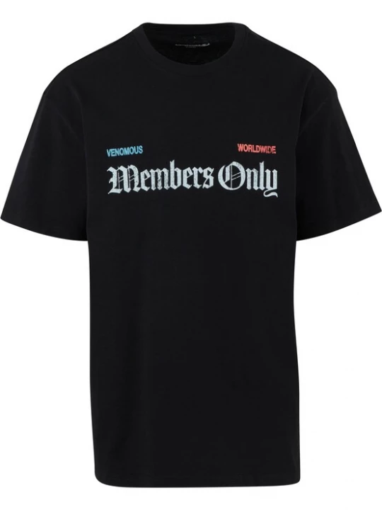 Foto van product MT Upscale Shirt 'UC Members Only' azuur / zalm roze / zwart / wit