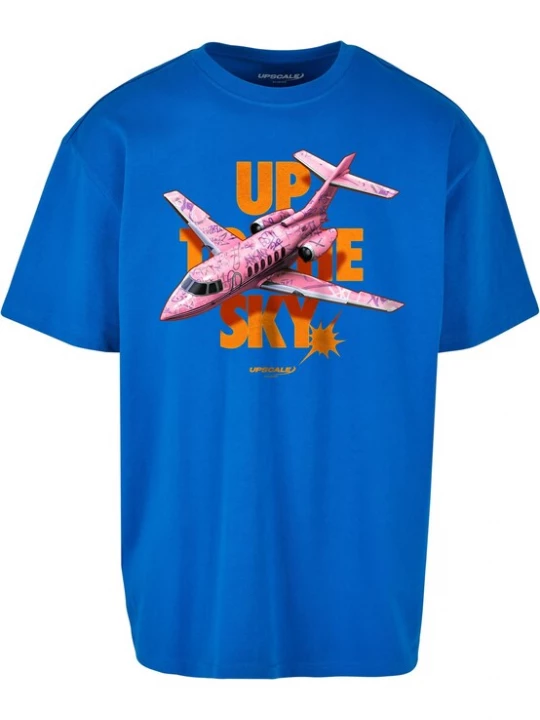 Foto van product MT Upscale Shirt 'Up to the Sky' kobaltblauw / gemengde kleuren