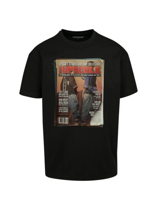Foto van product MT Upscale Shirt 'Upscale Magazine' oranje / rood / zwart / wit