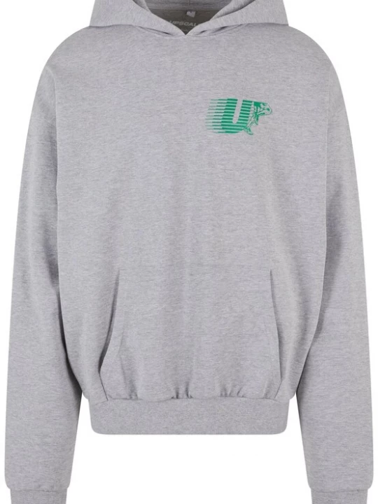 Foto van product MT Upscale Sweatshirt 'Athletic Club' grijs gemêleerd / grasgroen