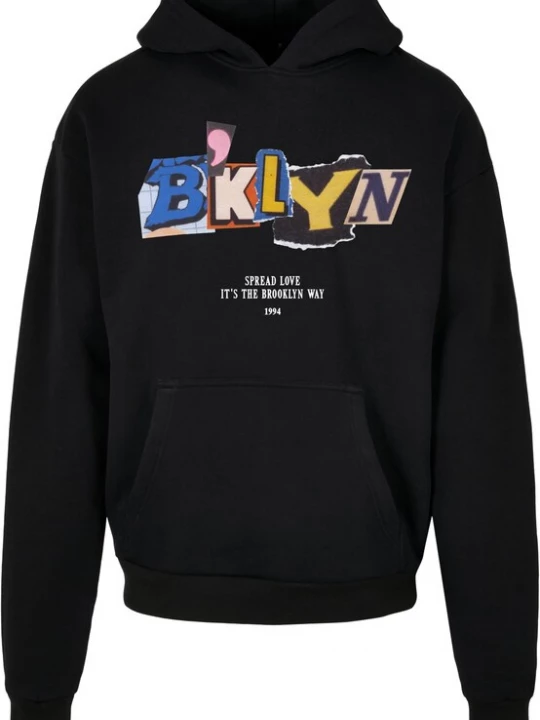 Foto van product MT Upscale Sweatshirt 'Brklyn' nude / blauw / geel / zwart