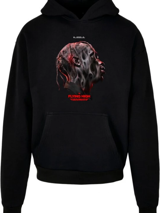 Foto van product MT Upscale Sweatshirt 'Flying High' grijs / antraciet / vuurrood / zwart