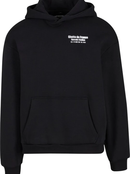 Foto van product MT Upscale Sweatshirt 'Ghetto De France' zwart / wit