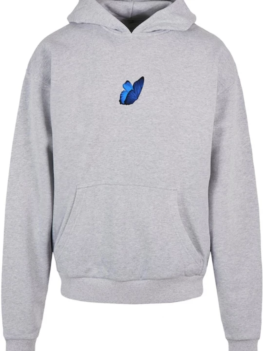 Foto van product MT Upscale Sweatshirt 'Le Papillon' blauw / grijs / zwart / offwhite