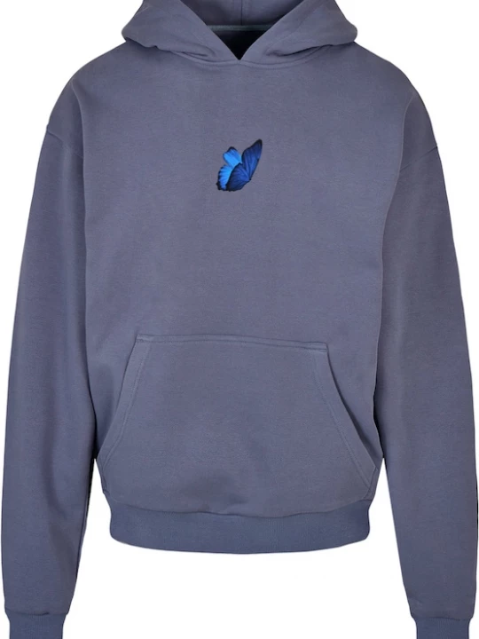 Foto van product MT Upscale Sweatshirt 'Le Papillon' blauw / saffier / grijs / wit