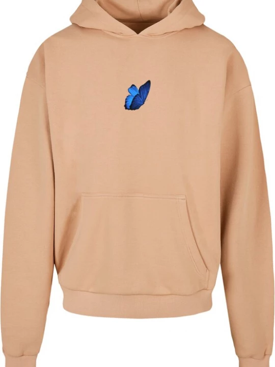 Foto van product MT Upscale Sweatshirt 'Le Papillon' donkerbeige / navy / donkerblauw / zwart