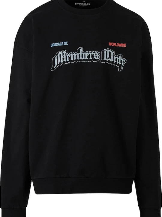 Foto van product MT Upscale Sweatshirt 'Only Members' lichtblauw / donkergrijs / rood / zwart