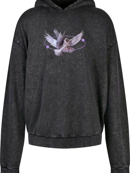 Foto van product MT Upscale Sweatshirt 'Vive la Liberte' sering / lavendel / zwart / wit