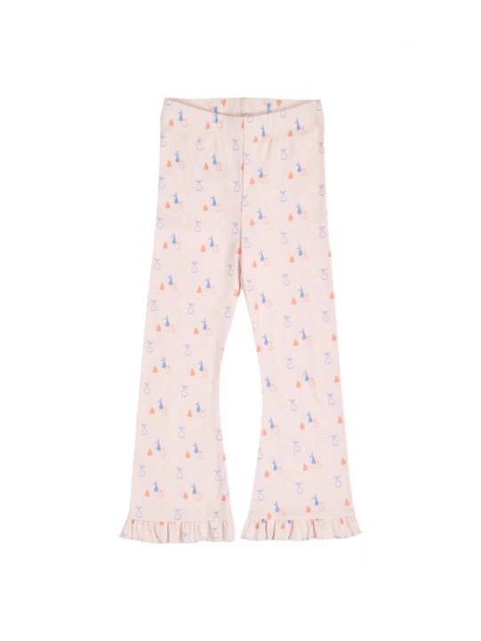 Foto van product Müsli Leggings crème / lila / rosa / lichtrood