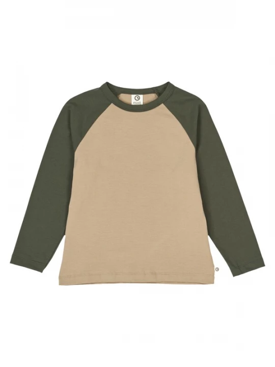 Foto van product Müsli Shirt beige / olijfgroen