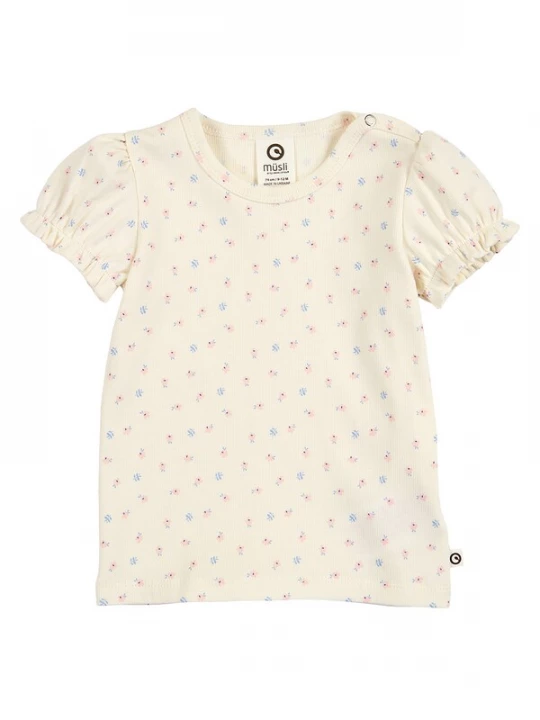 Foto van product Müsli Shirt crème / blauw / lichtoranje