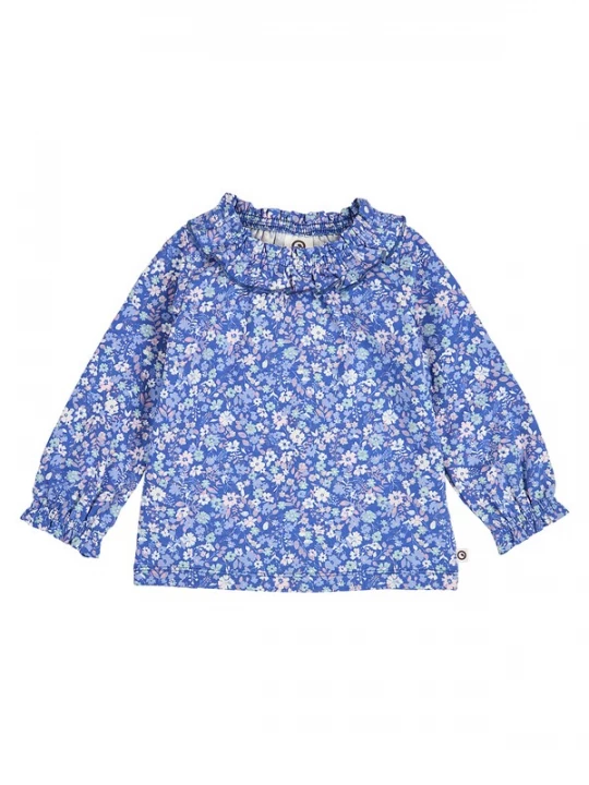 Foto van product Müsli Shirt royal blue / koningsblauw / lila / lichtroze / wit