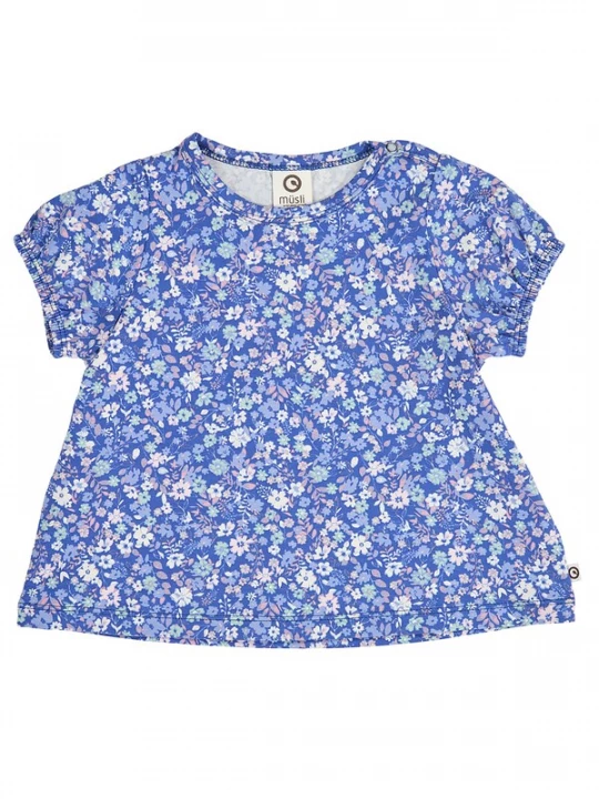 Foto van product Müsli Shirt royal blue / koningsblauw / lila / lichtroze / wit