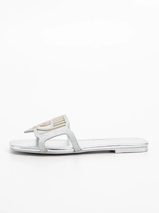 Foto van product Muiltjes Chiara Ferragni zilverkleurig