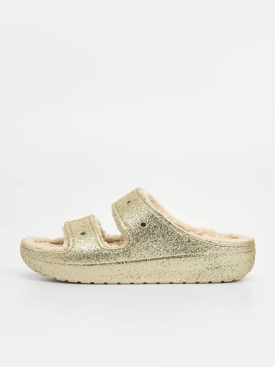 Foto van product Muiltjes Crocs zilverkleurig