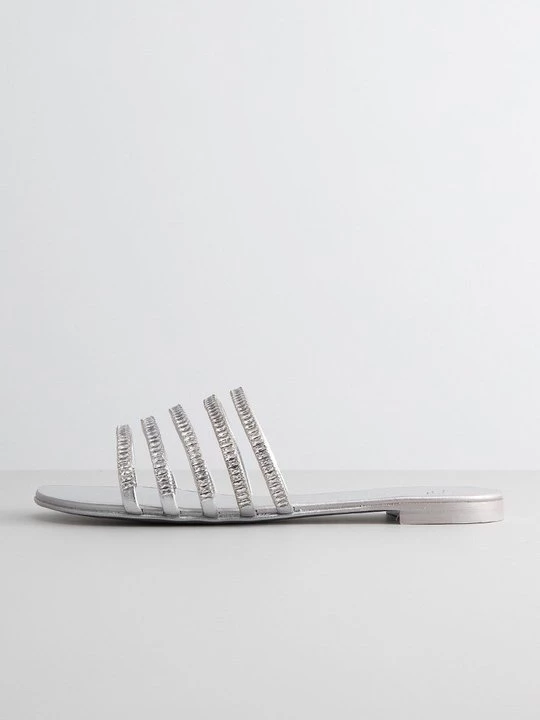 Foto van product Muiltjes Giuseppe Zanotti zilverkleurig