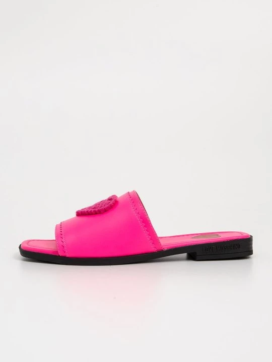 Foto van product Muiltjes LOVE MOSCHINO donkerroze