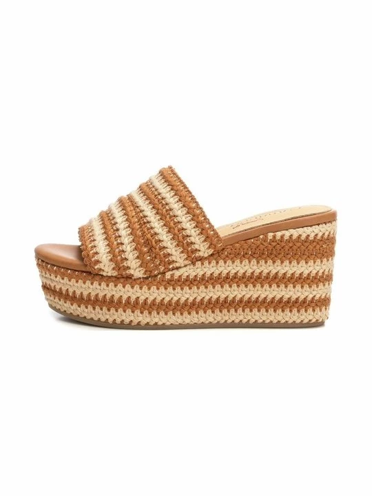 Foto van product Muiltjes met hak Carmela camel