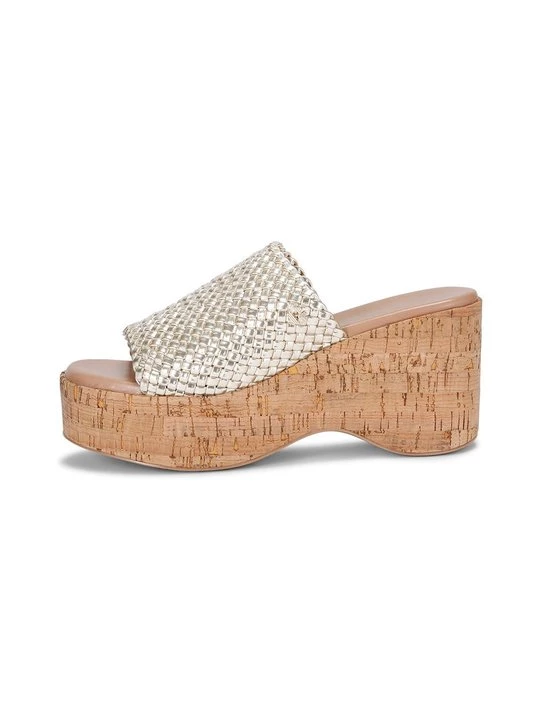 Foto van product Muiltjes met hak Carvela goudkleurig