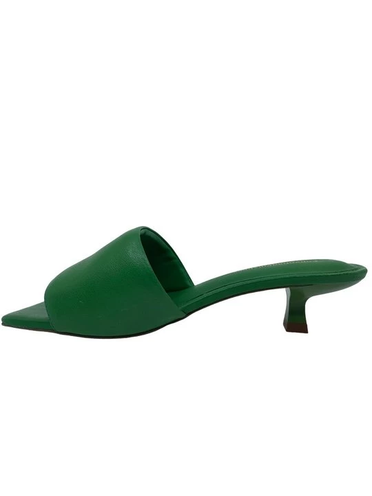 Foto van product Muiltjes met hak Copenhagen Shoes groen