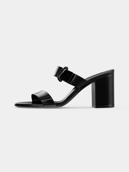 Foto van product Muiltjes met hak Emporio Armani zwart