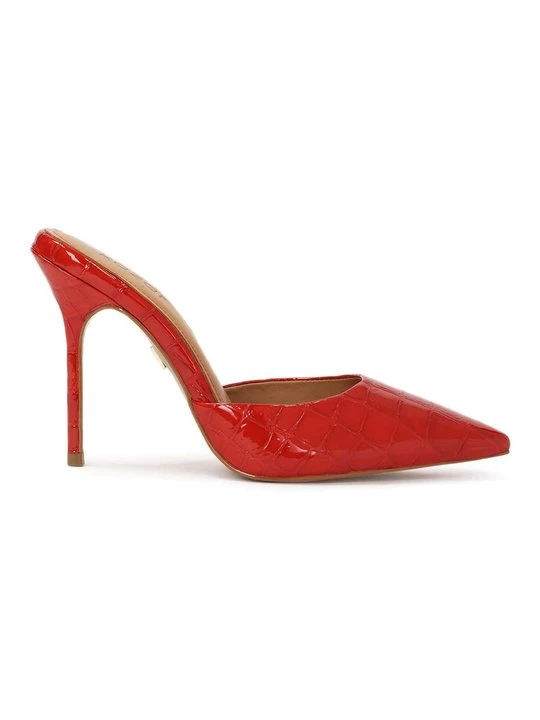 Foto van product Muiltjes met hak Kazar rood