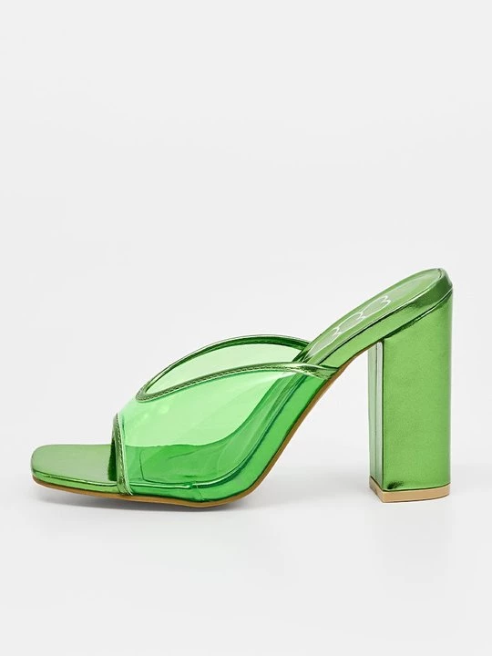 Foto van product Muiltjes met hak Koi Footwear groen