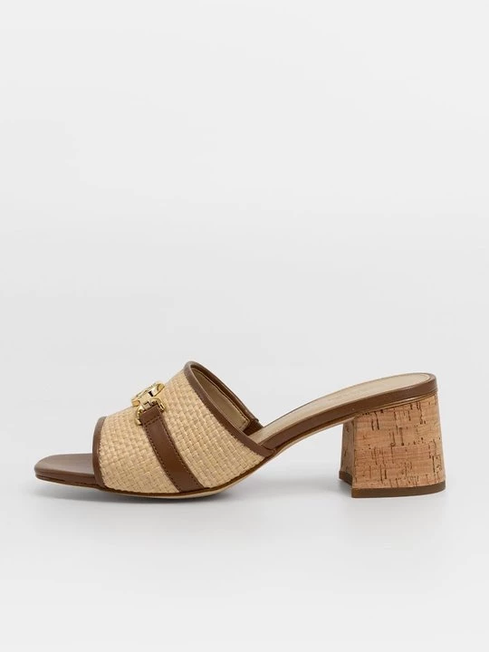 Foto van product Muiltjes met hak Michael Kors bruin