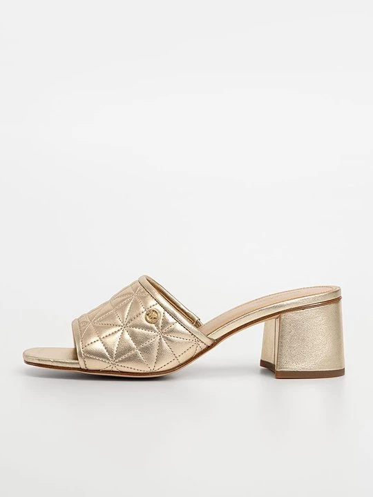 Foto van product Muiltjes met hak Michael Kors goudkleurig