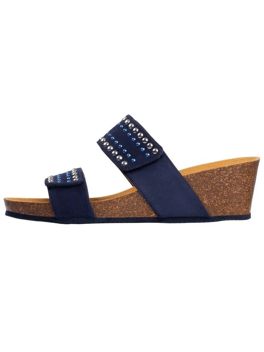 Foto van product Muiltjes met hak Scholl blauw