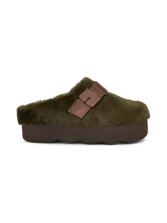 Foto van product Muiltjes met hak Scholl groen
