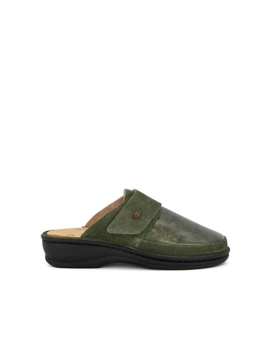 Foto van product Muiltjes met hak Scholl groen