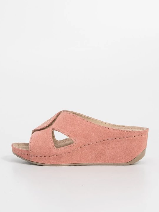 Foto van product Muiltjes met hak Scholl roze