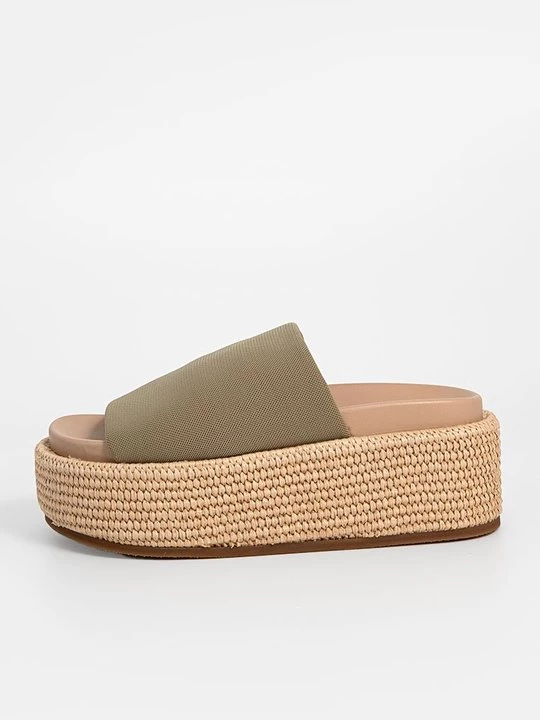 Foto van product Muiltjes met hak Steve Madden olijfgroen