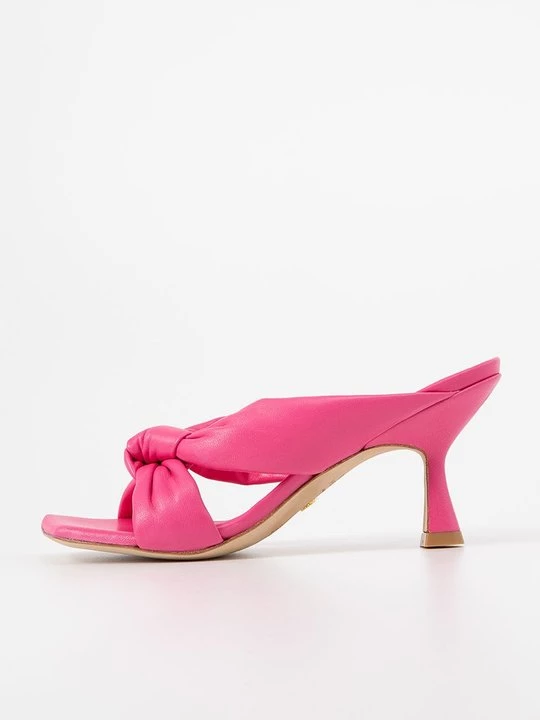 Foto van product Muiltjes met hak Stuart Weitzman donkerroze